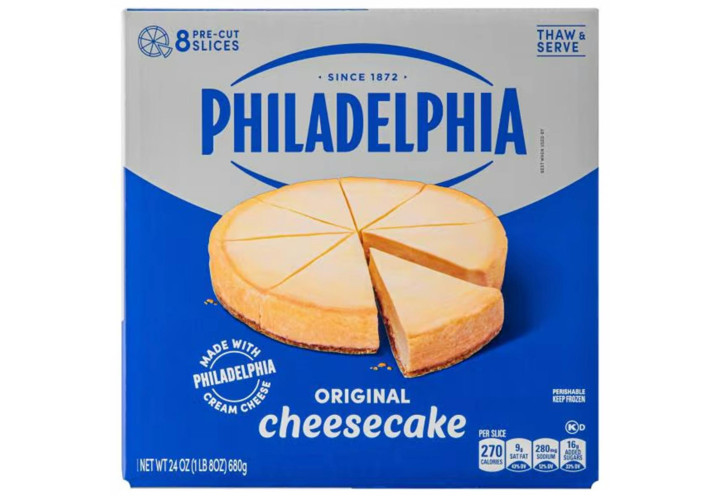 2 Philadelphia Frozen Cheesecakes