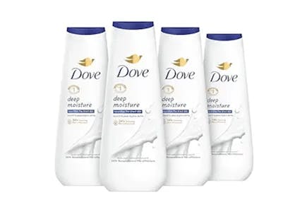 Dove Body Wash 4-Pack