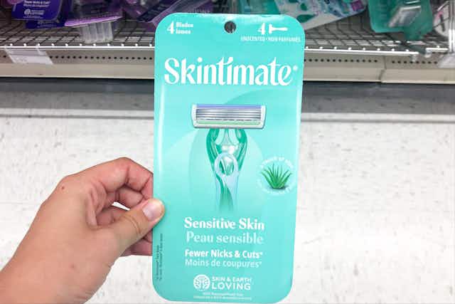 Schick Skintimate Razors, Only $1.89 With Easy Deal at Target card image