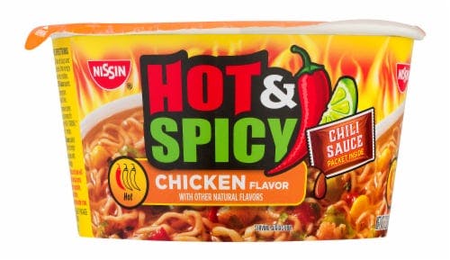 Nissin Hot & Spicy Ramen Bowl
