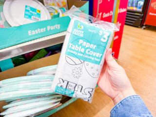dollar general easter table cover clearance