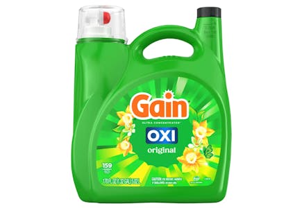 Gain + Oxi Detergent