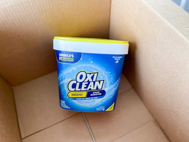 OxiClean Stain Remover, as Low as $5.39 With 25% Off Amazon Coupon card image
