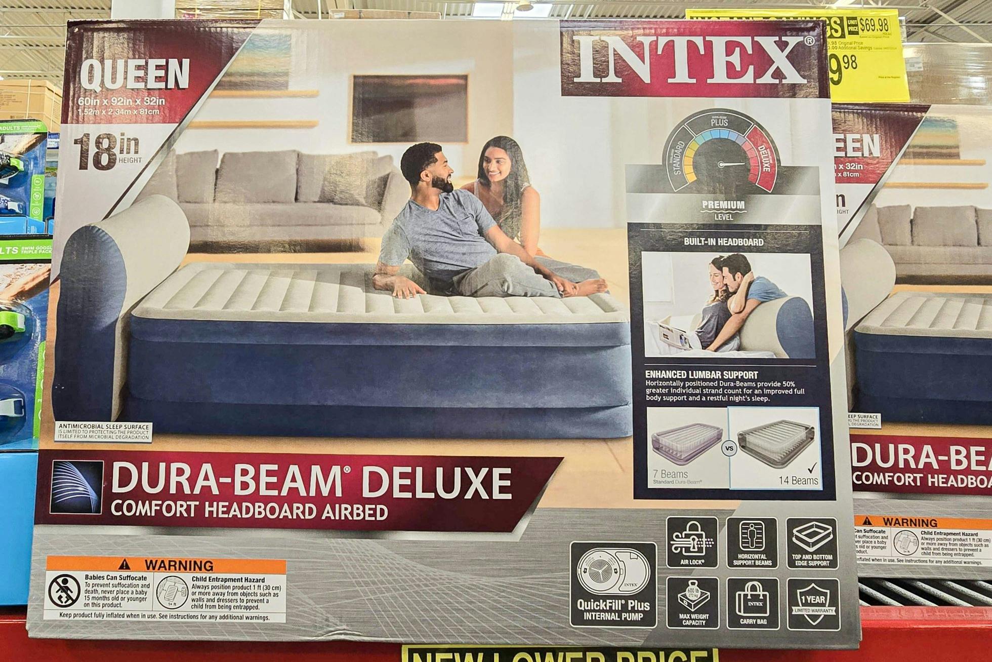 Intex Queen DuraBeam Deluxe Airbed, Only 59.98 at Sam's Club The