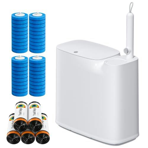 Bathroom Trash Can & Toilet Brush Set