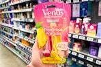 Venus Gillette Paradise Disposable Razors in Walmart store