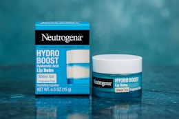 Neutrogena sheer ice lip balm bottle and packaging