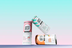 canisters of Wonderbelly on display