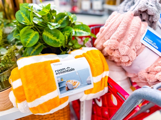 Plush Throw Blankets, Only $4.75 at Target (Reg. $10)