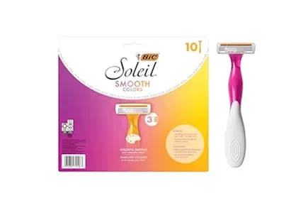 2 Bic Soleil Disposable Razor Packs