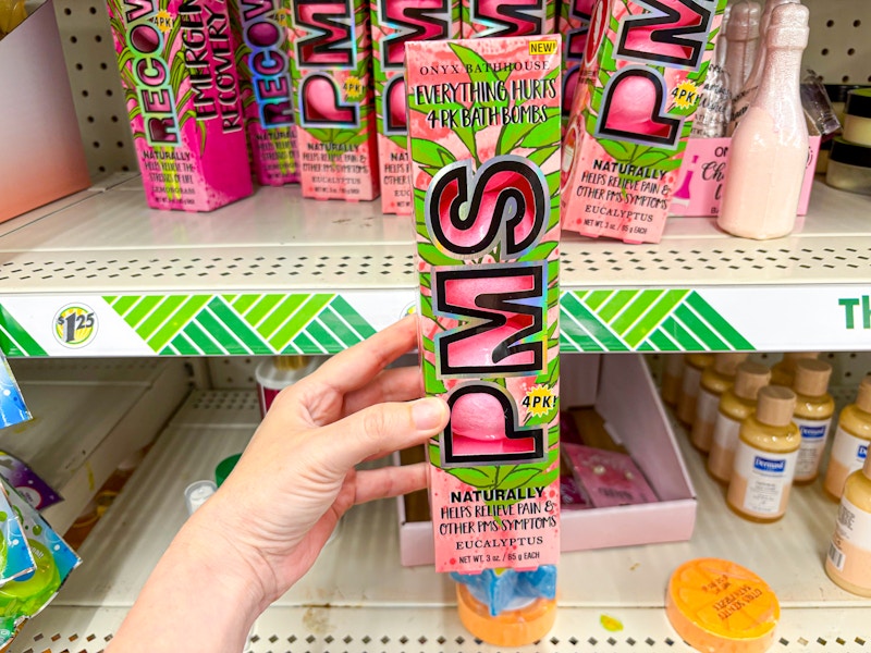 dollar tree pms bath bombs