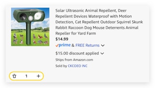 Solar Ultrasonic Animal Repellent