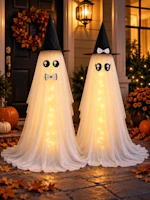 Lighted Halloween Ghost 2-Pack