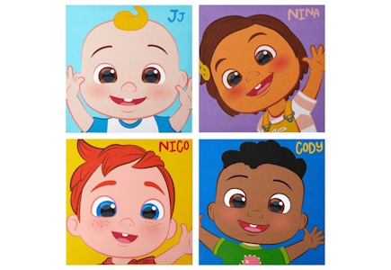 CoComelon Canvas Wall Art Set