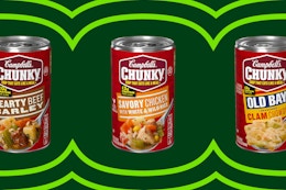 Campbell's chunky soup cans
