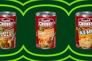 Campbell's chunky soup cans