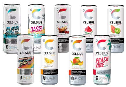 9 Celsius Energy Drinks