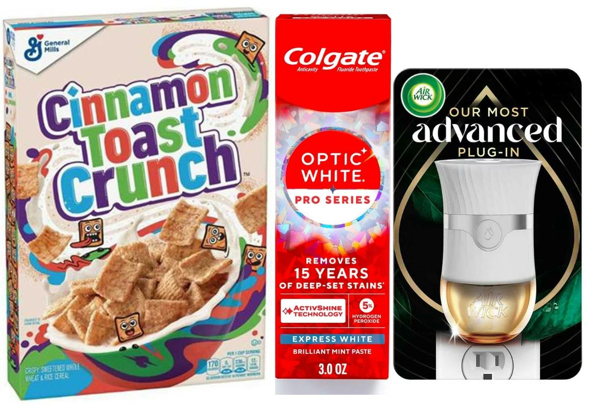 4 Grocery + 3 Household Items