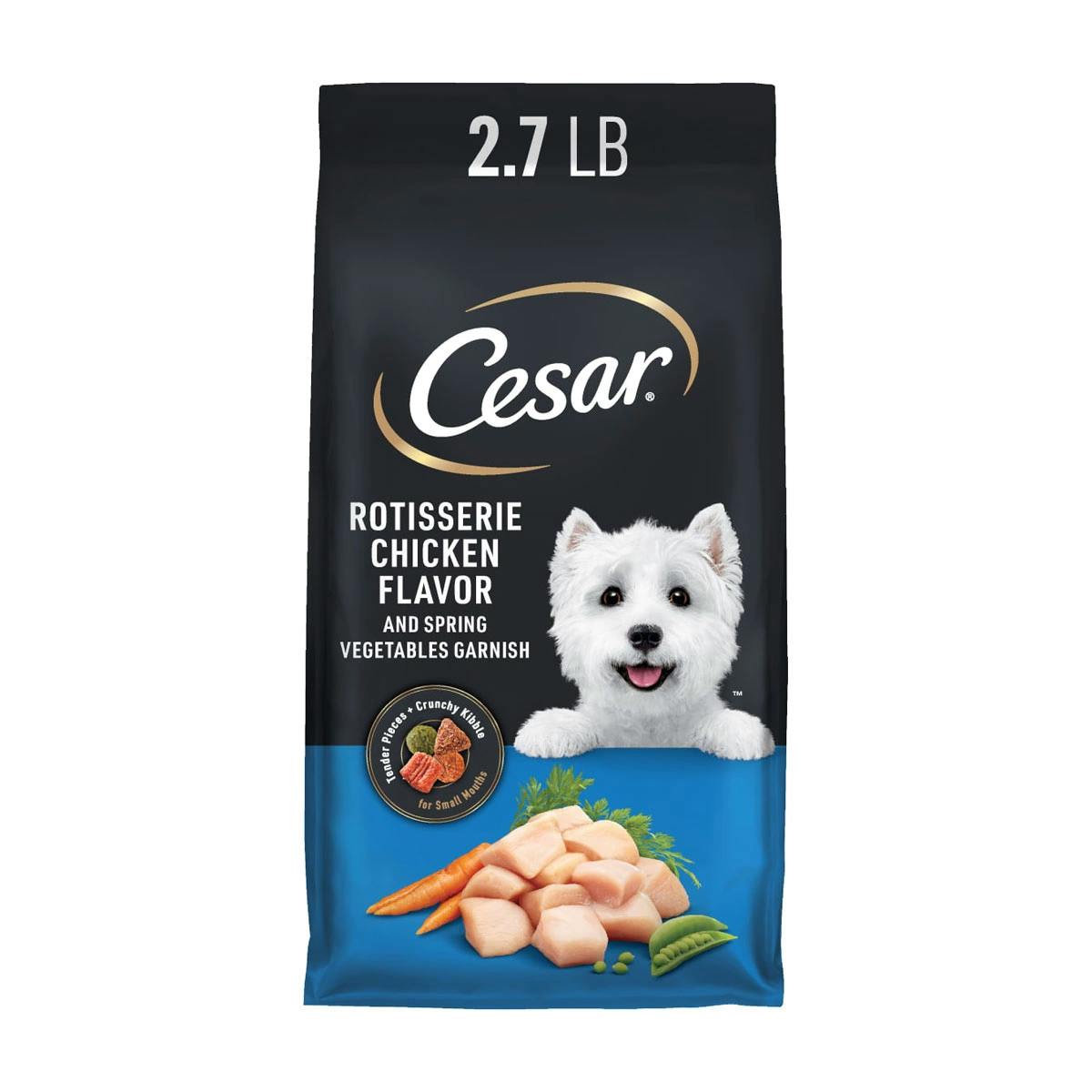 3 Cesar Dry Dog Food Bags