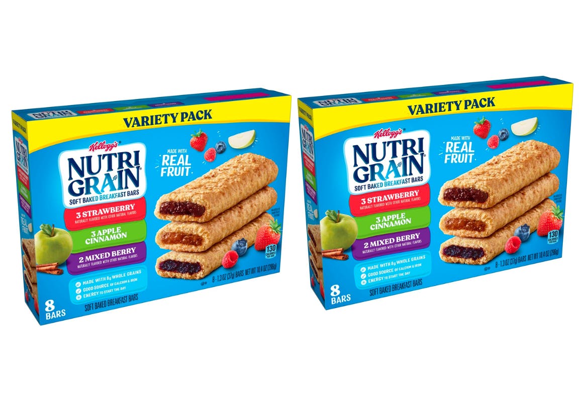 2 Nutri-Grain Bars