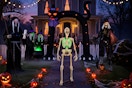 Halloween lifestyle image created by Nano Banana of 5 Halloween decor items from The Home Depot