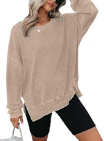 Dokotoo Women's Waffle Knit Sweatshirt