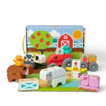 Melissa & Doug Blockables Farm Set