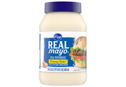 Kroger Mayo Jar