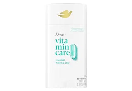 2 Dove VitaminCare+ Deodorants