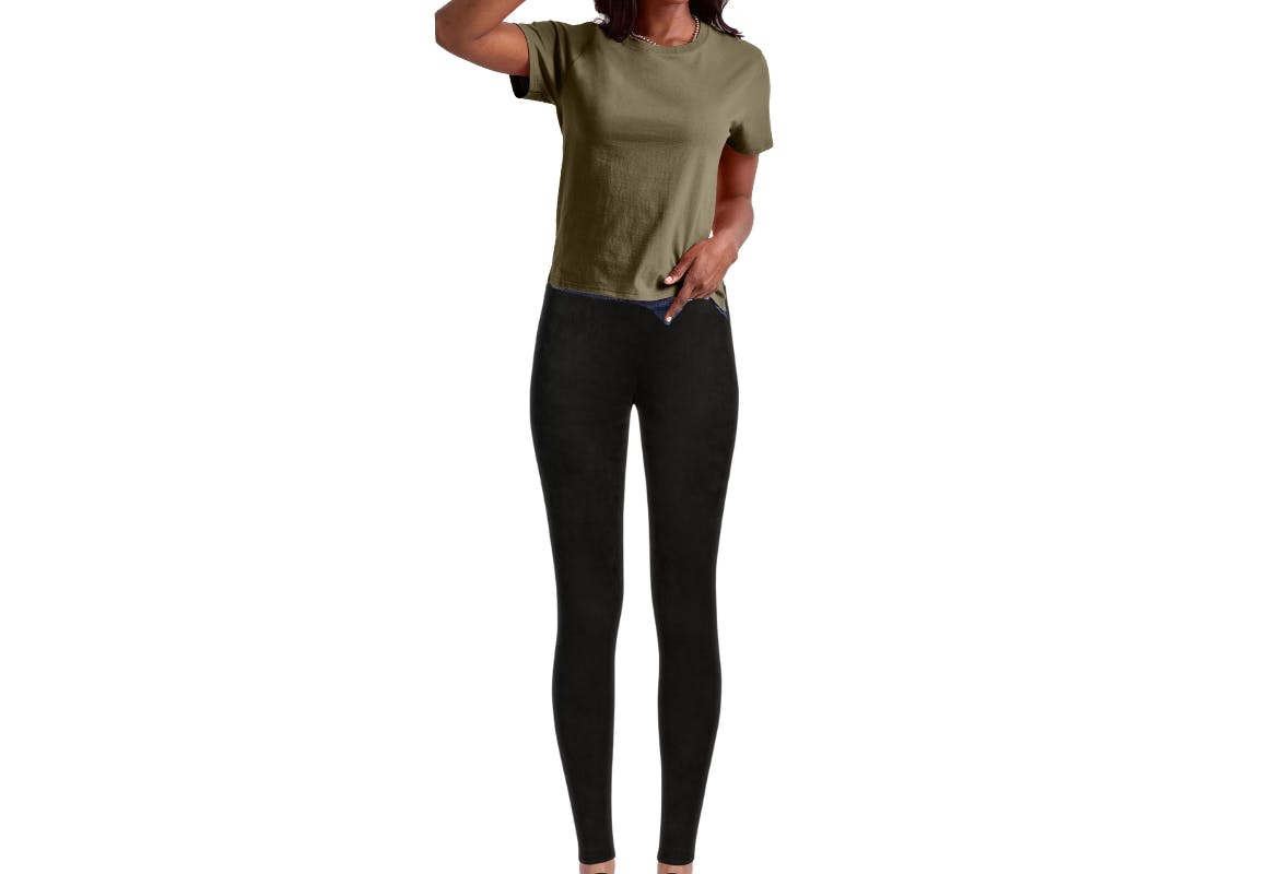 Hanes T-shirt + The Pioneer Woman Leggings