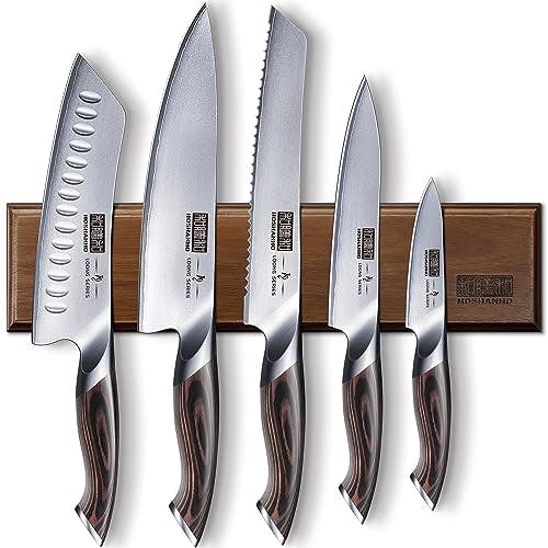 Knife Set with Magnetic Holder
