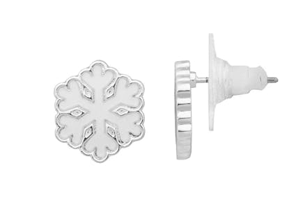 Emberly Snowflake Stud Earrings