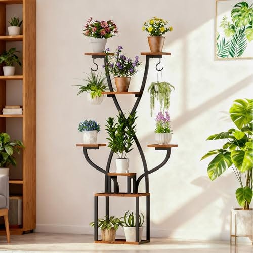 Plant Stand With Grow Lights