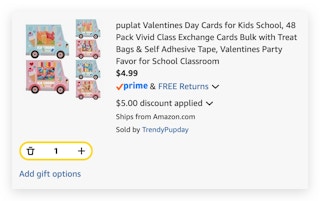 puplat Valentines Day Cards for Kids School