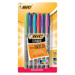 2 Bic Pens 15-Packs