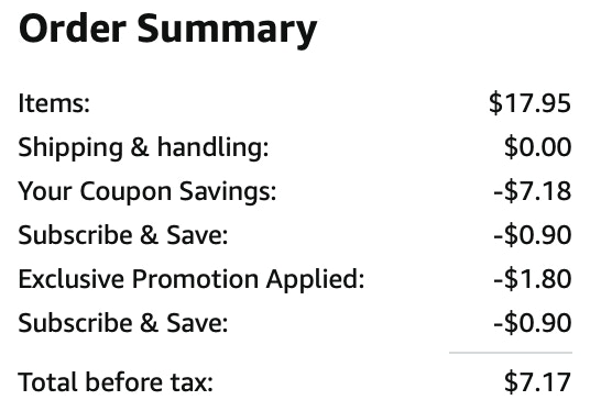 Clean Skin Club clean towels receipt