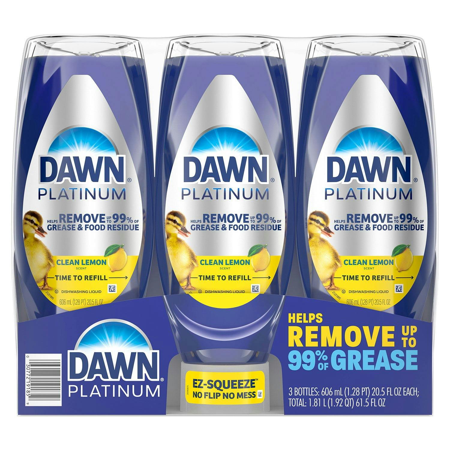 Dawn Platinum Dish Soap 3-Pack