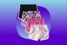 4-pack of kids pull on shorts