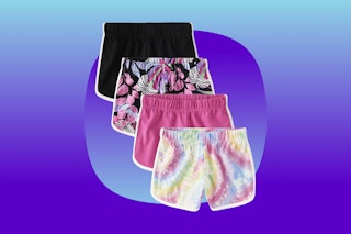 4-pack of kids pull on shorts