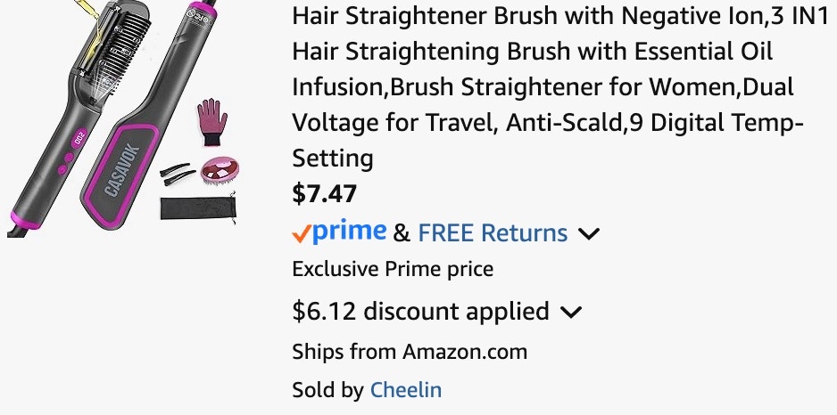 amazon-hair-straightener-brush-cart