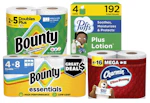 1 Charmin + 2 Bounty + 1 Puffs