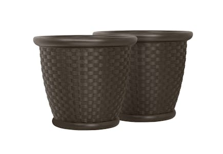 Suncast Pot Planters 2-Pack