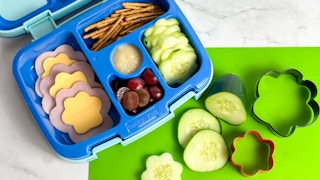 homemade kid bento box for school lunch