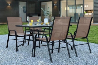 wayfair outdoor dining display