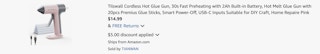 Amazon Cordless Hot Glue Gun 2025
