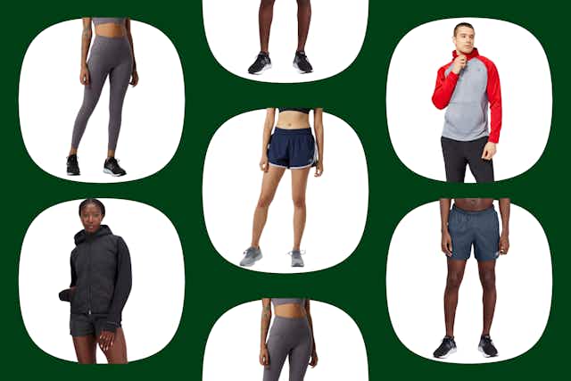 New Balance Athletic Shorts at eBay: $15 for Women and $30 for Men card image
