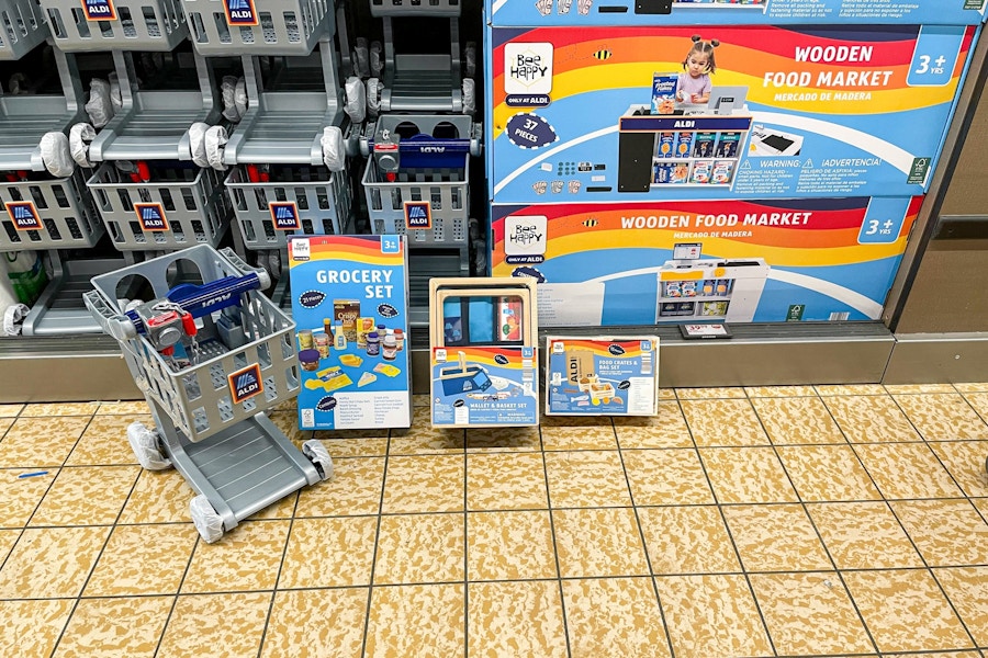 aldi food market grocery set 2