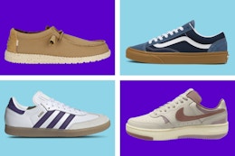 Adidas Men’s Samba Messi Shoes, Nike Women’s Gamma Force Shoes, Vans Men’s Shoes, Hey Dude Men’s Shoes