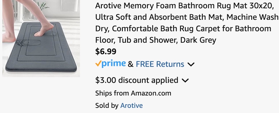 amazon-memory-foam-rug-cart