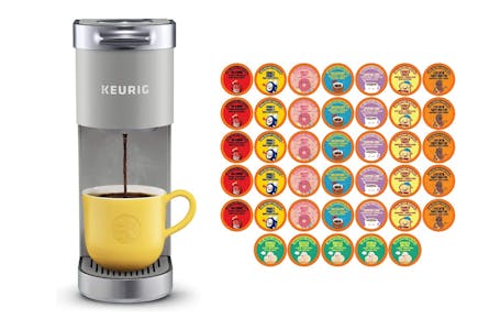 1 Keurig K-Mini + 1 Coffee Pods Pack
